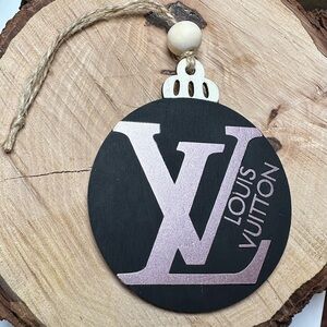 Black and Rose gold Ornament